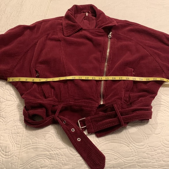 Free People Maroon Corduroy Jacket - Picture 12 of 14